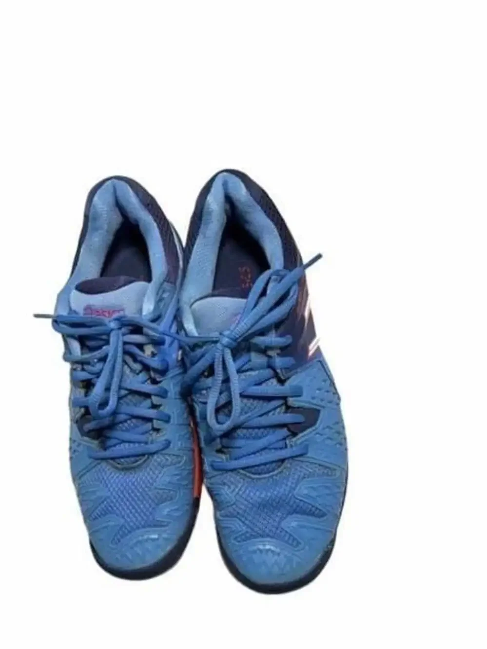 ASICS Gel-Resolution Blue White Tennis Shoes Sneakers